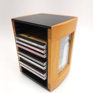 Laserline CD STUDIO 15 Honey Maple Media Storage Spinner Photo Frame‎ Desktop